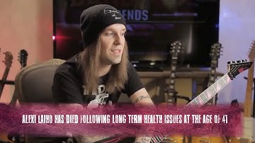 Children Of Bodom frontman Alexi Laiho dies
