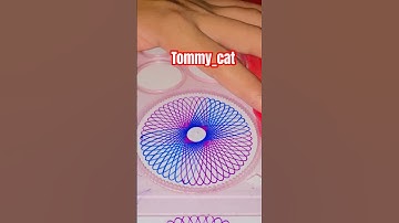 Aurora Bloom Spirograph | Magical & Soothing ASMR Drawing in Northern Light Tones 🌌🌀”