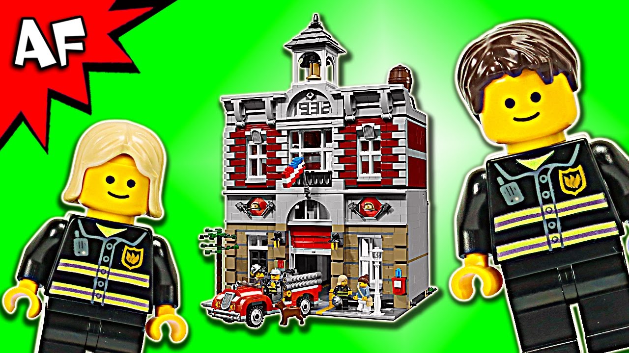 Lego Creator Fire Brigade 10197 Speed Build Youtube