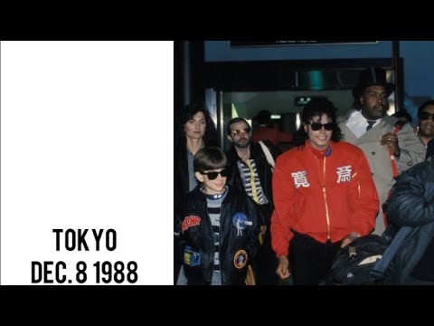 Michael Jackson - Arrival at Tokyo (December 8, 1988) - YouTube