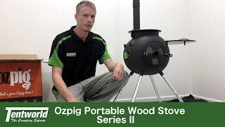 *JUST LANDED!* Ozpig Series II  Portable Wood Stove Features, Setup & Pack down Review 2019