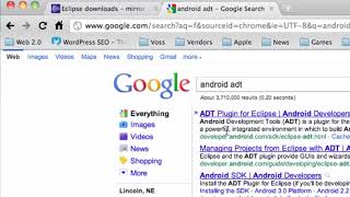 Android Application Development Tutorial   2   Installing Eclipse and Setting up the ADT   YouTube