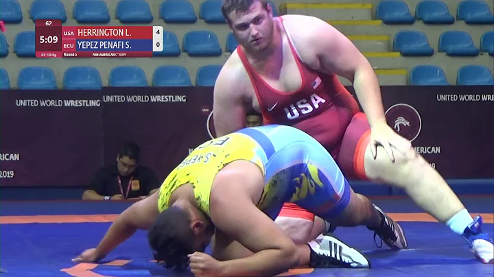 Round 2 GR - 130 kg: L. HERRINGTON (USA) v. S. YEP...