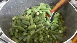 how to cook okra طريقة طبخ البامية