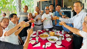 Nguyên Team Và Sếp Hiển Ghé Nhà Cameramen Dự Tiệc Giỗ Nội  - Toàn Đen Sơn Dược Vlog