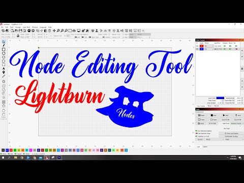 Lightburn Node Editing Tool Create and fix designs easy with Node editing