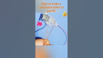#diy continuity tester #shorts