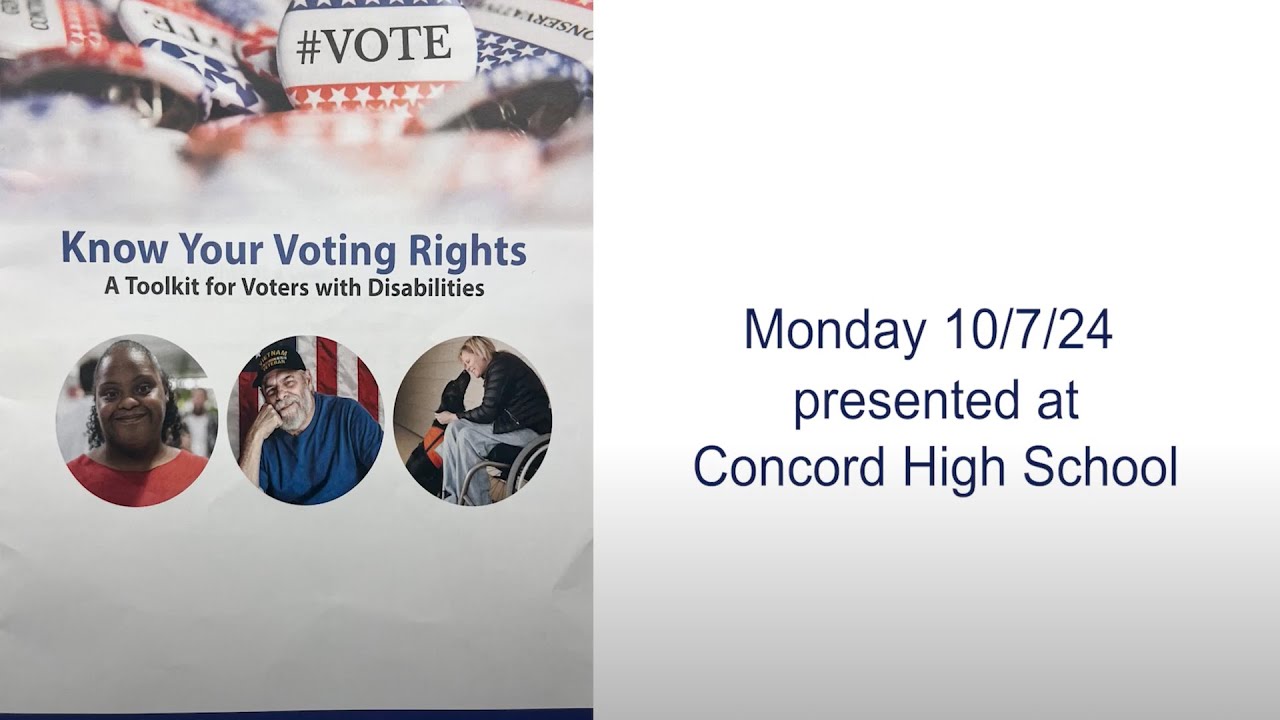 Knowing Your Voting Rights - Disability Rights Center - YouTube