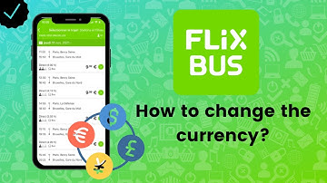 How to change the currency on Flixbus?