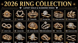 Latest Gold & Diamond Ring Designs 2026 💍✨ | Beautiful Rings Collection for Women