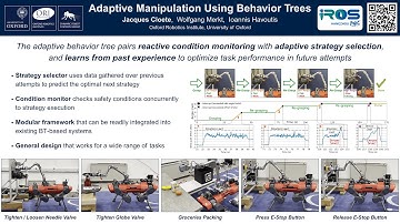 Adaptive Manipulation Using Behavior Trees