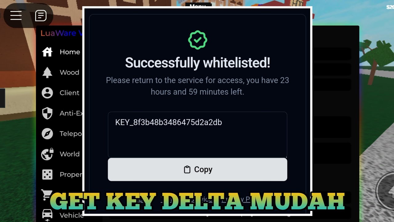 CARA GET KEY DELTA ROBLOX, TERBARU - YouTube