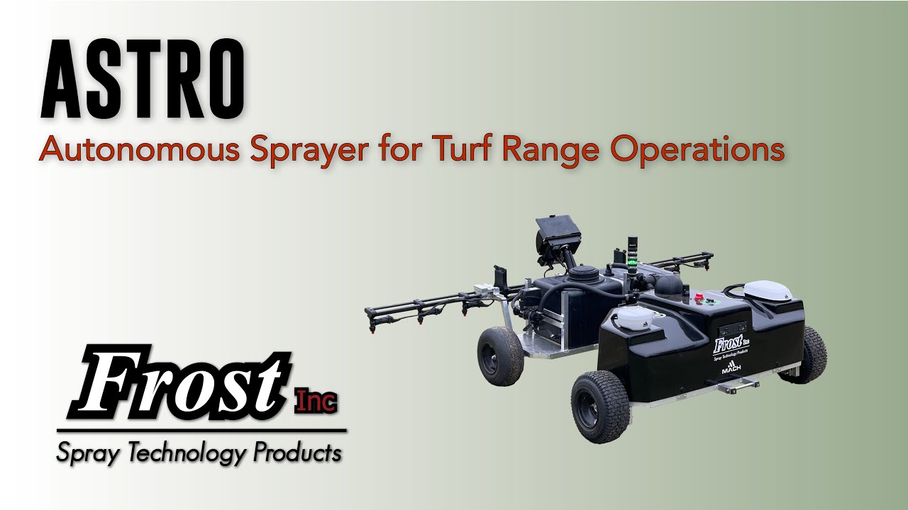 ASTRO (Autonomous Sprayer for Turf Range Operations) - YouTube
