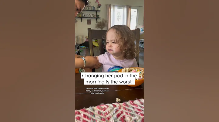 MORNING SITE CHANGE 😞 #breakfast #omnipod #type1