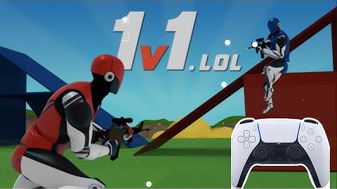 Playing 1V1.LOL on controller for the first time!