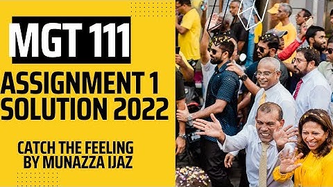 Mgt111 Assignment 1 Solution spring  2022 || Mgt111 Assignment 1 Solution 2022