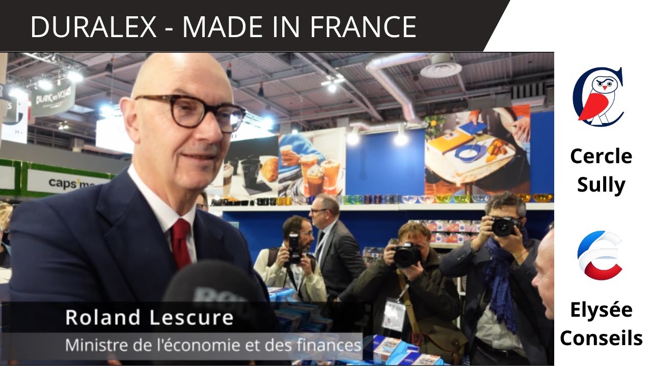 Le Ministre de l'économie Roland Lescure sur Duralex au salon du Made In France 2025
