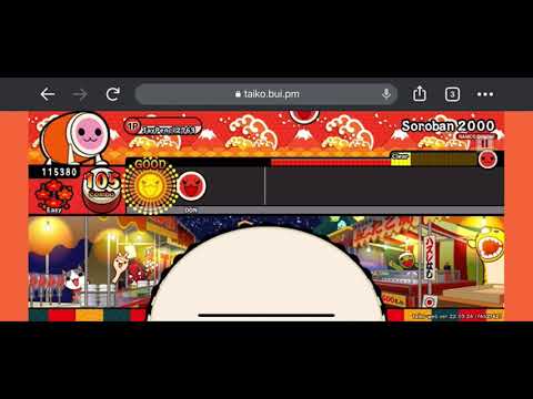 Taiko web Soroban 2000 easy mode