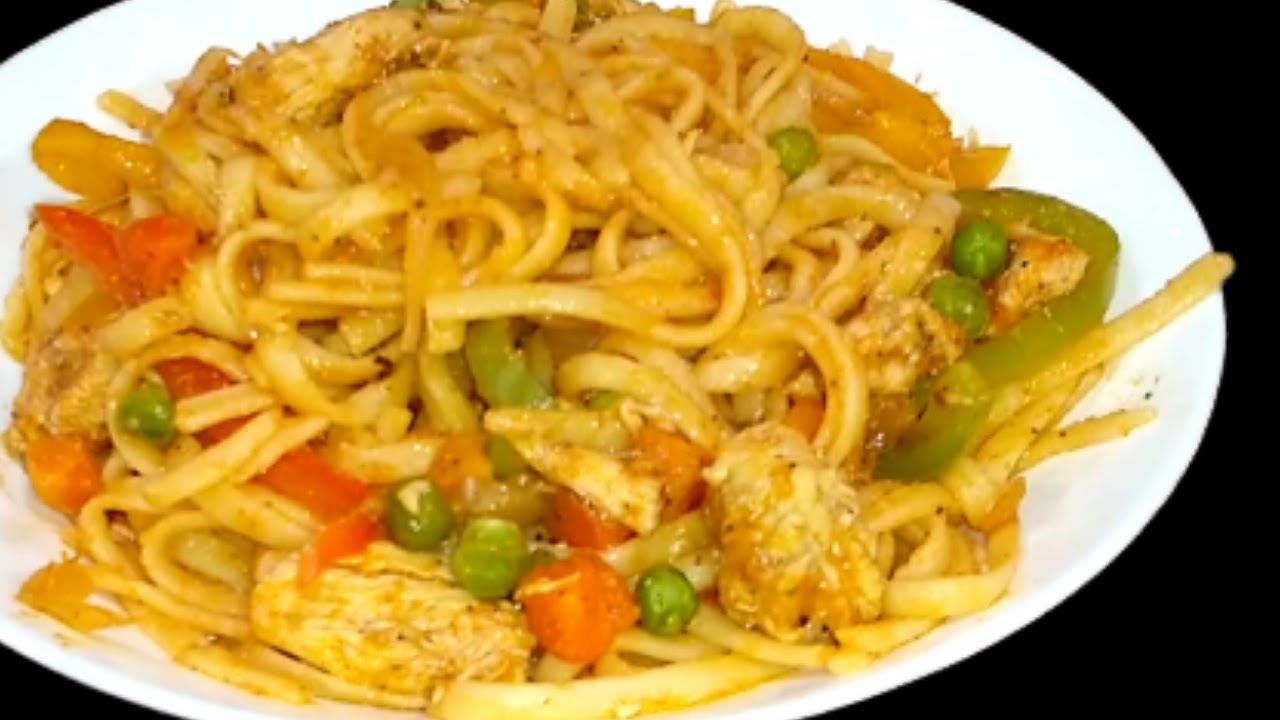 linguine with chicken pasta recipe Receta de pasta linguine