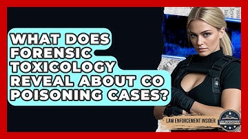 What Does Forensic Toxicology Reveal About CO Poisoning Cases? - Law Enforcement Insider