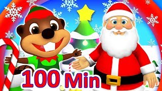 Jingle Bells Christmas Carols & Xmas Songs Collection for Kids Children | Learn ABCs & Colors Rhymes