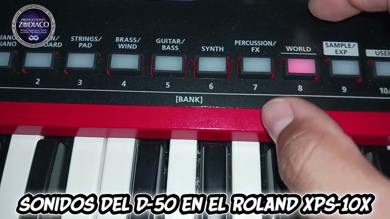 MUESTRA DE SONIDOS DEL ROLAND D-50 EN EL ROLAND XPS-10X. (2025)