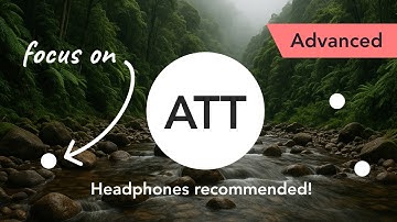 Attention Training Technique (ATT) in Metacognitive Therapy. (Advanced)