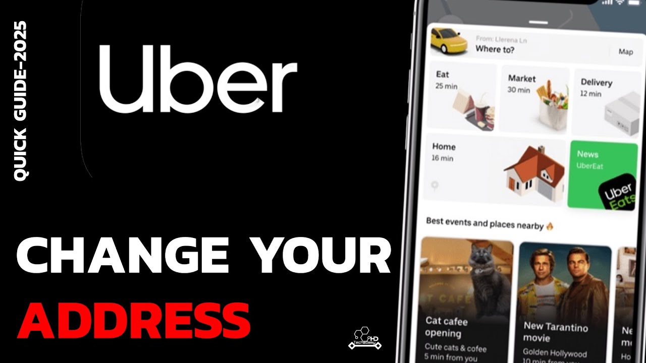 How to Change Your Address in Uber App (Tablet) – Step by Step Tutorial ...