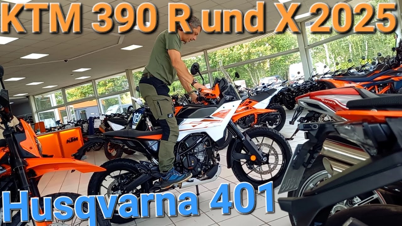 KTM 390 R vs. KTM 390 X 😵 Motor von der Husqvarna 401 📽 Serienstart Himalayan 411 #enduro 