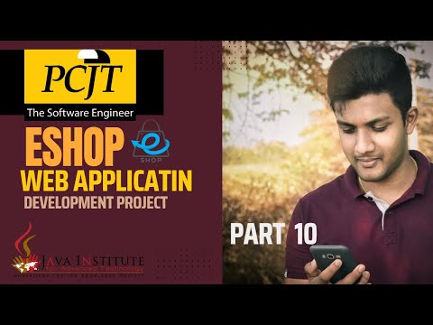 eShop Web Application | JAVA institute | PCJT video 10