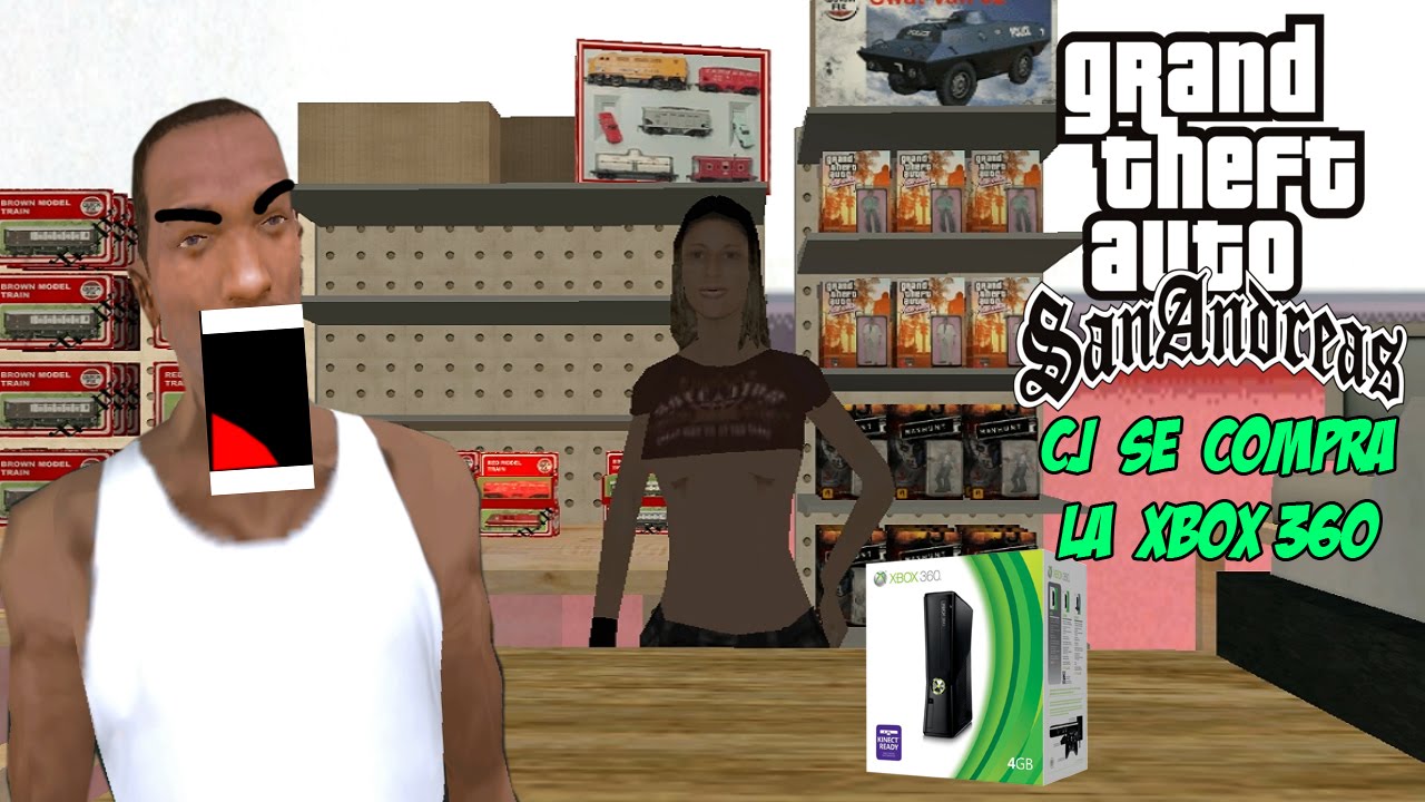 Loquendo GTA SA - CJ SE COMPRA LA XBOX 360 SUPER SLIM Y SE LA ROBAN
