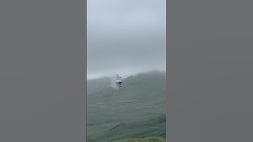Typhoon going through the Mach loop