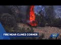 Grass fires on I-40 causes closures near Clines Corners
