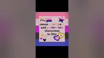canon non-binary/genderfluid characters in film for pride month #edit #foryou #lgbt #shortvideo