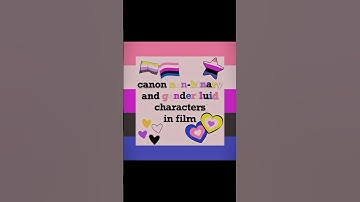 canon non-binary/genderfluid characters in film for pride month #edit #foryou #lgbt #shortvideo