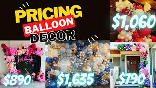 Price Your Balloon Design in 2022 | Pricing For My Balloon Decoration Business 2022 I How To