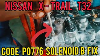 NISSAN X TRAIL: How to FIX code P0776 Pressure Solenoid B Malfunction. NISSAN X TRAIL: How to FIX code P0776 Pressure Solenoid B Malfunction.