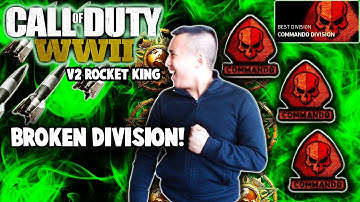 COMMANDO DIVISION is BROKEN! FLAWLESS V2 ROCKET - COD WW2
