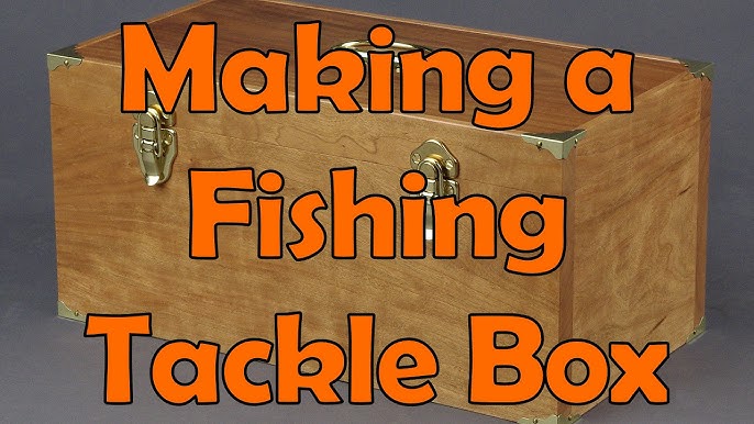 How to Make a Wooden Tackle Box - 22 