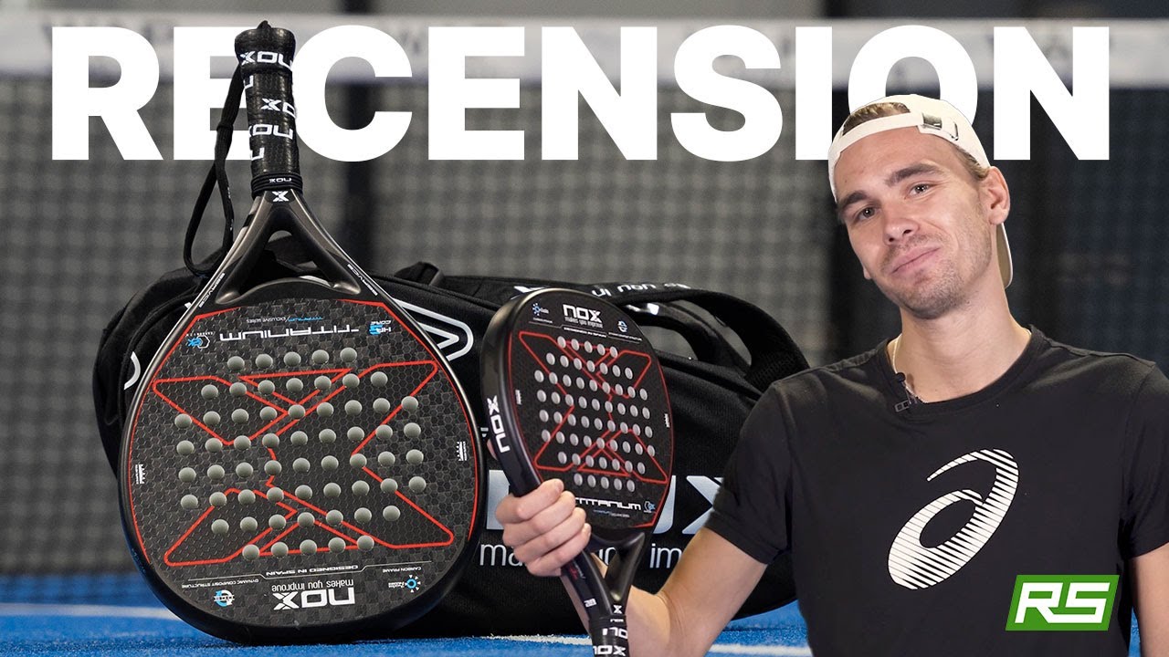 Raquette De Padel NOX Luxury Titanium Ex - Équilibre Medium - Carbone 12K - Pour Contrôle Et Précision