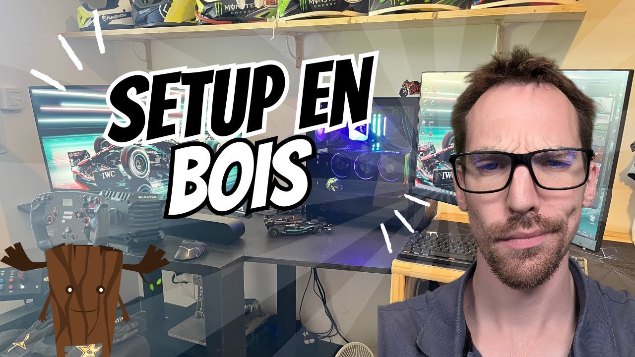 Le Setup Sim Racing en Bois le Plus Ingénieux de Martinique ! 🛠️🌴