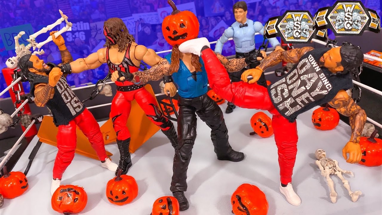 ワーナー・ブラザーズWorld Champions 1234/2500 71cm DX vs Brothers of Destruction Hell In A Cell Action Figure