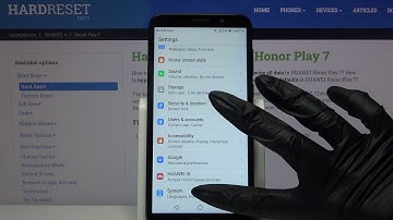 HUAWEI Honor Play 7 - Activate Text Correction & Open Keyboard Customizations