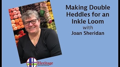 Making Double Heddles for the Inkle Loom