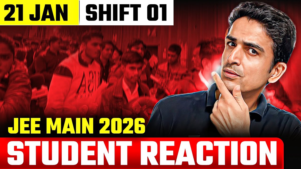 Students React After JEE Main 2026 | 21 Jan Shift 1 - YouTube