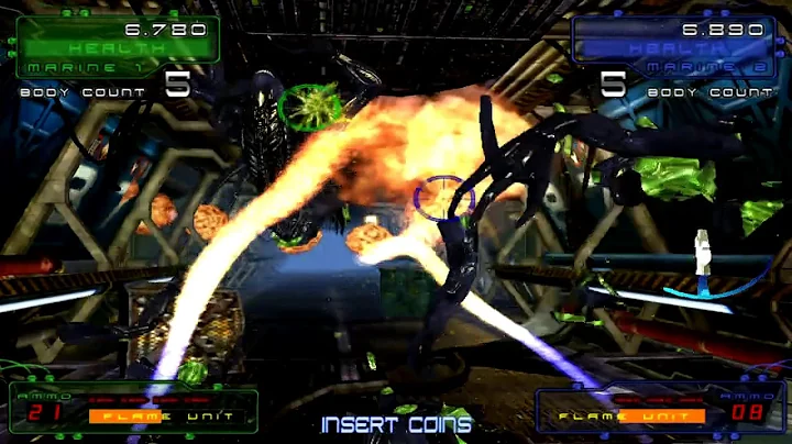 Aliens: Extermination - Attract mode