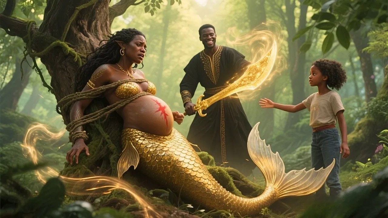 She saved a pregnant mermaid and 7 days later it happened to her - YouTube