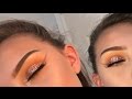 Pink glitter cut crease eyeshadow tutorial