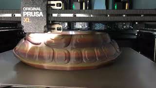 Extra Large Turtle Shell 3D Print Timelapse!