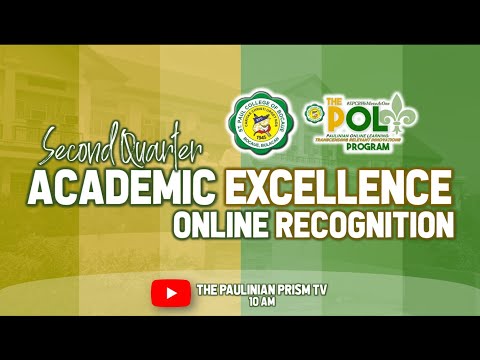 Academic Excellence Online Recognition (2nd Quarter)